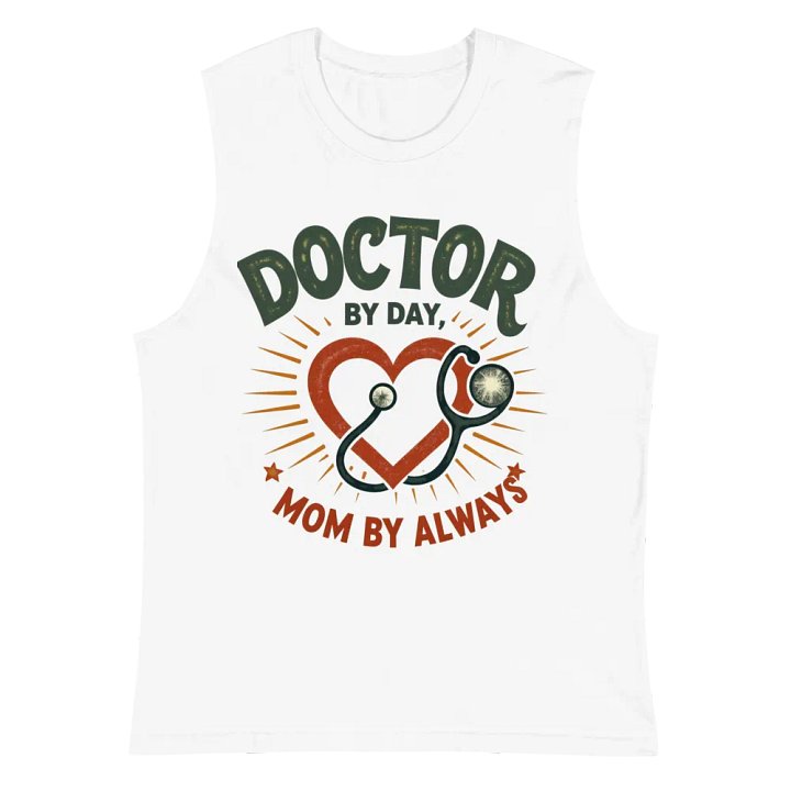 Doctor By Day, Mom By Always Muscle Tank product image (2)