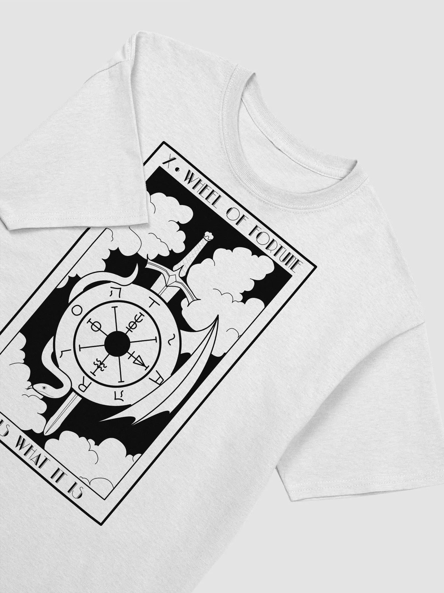 X The Wheel of Fortune Light Mode Heavyweight T-Shirt product image (3)