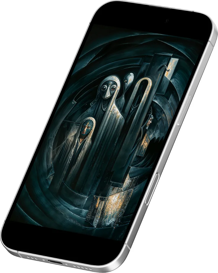 Masked Enigmas Phone Wallpaper product image (2)
