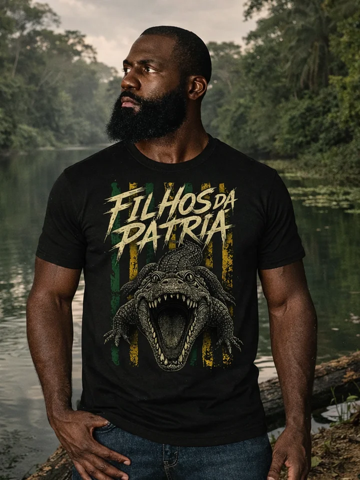 Camiseta Filhos da Patria Oversized Fauna da Patria Jacare product image (1)