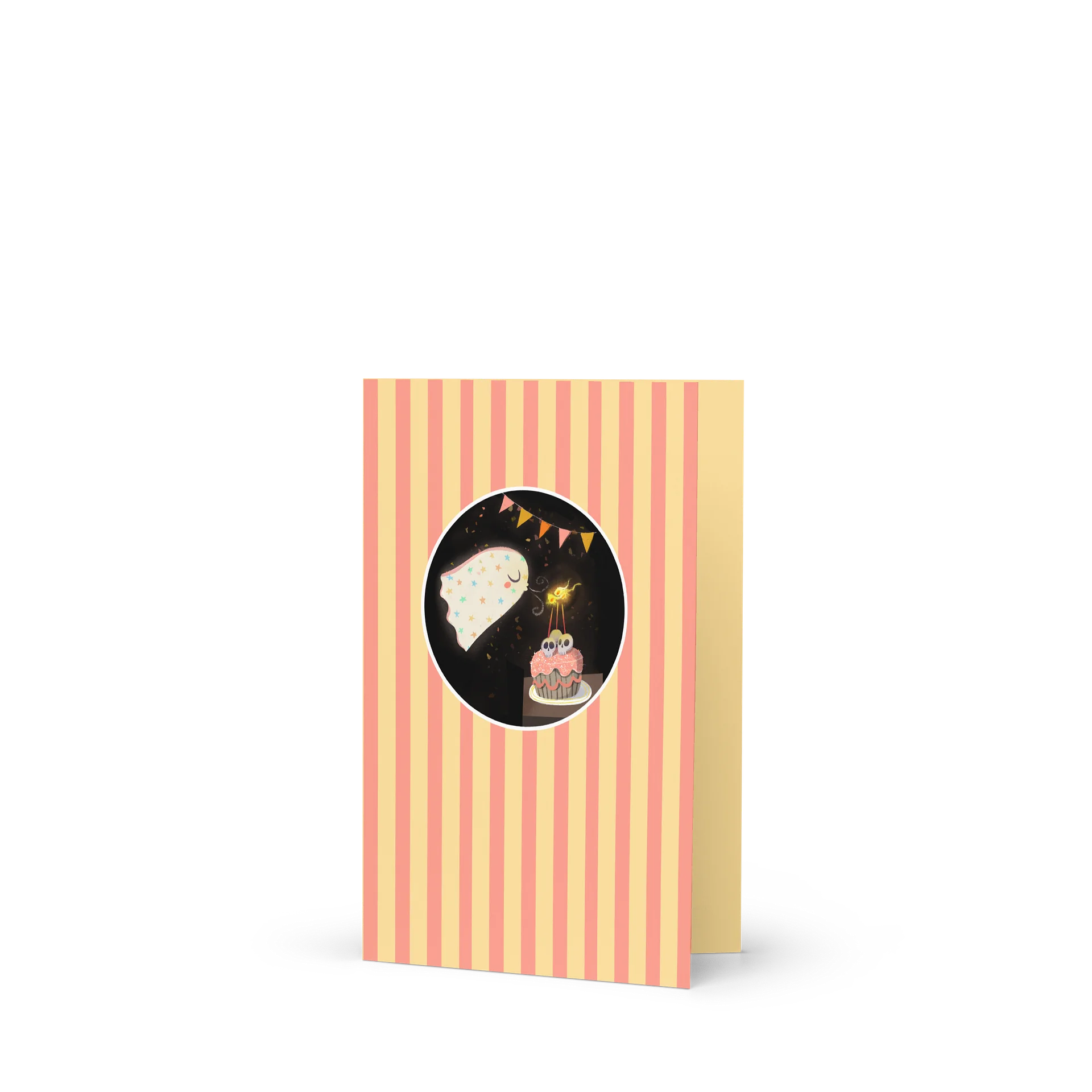 Little Ghost Birthday Cake - Greeting Card product image (4)