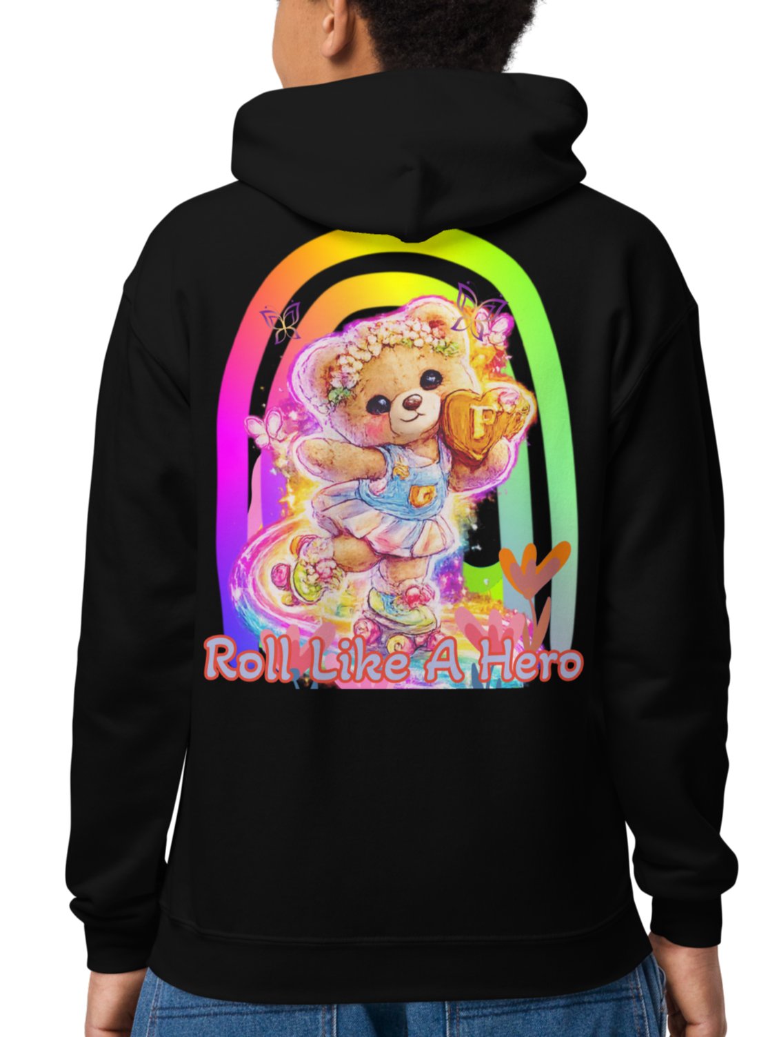 Fayzie's 'Roll Like A Hero' Heavy Blend Youth Hoodie by FayzieBobs product image (15)