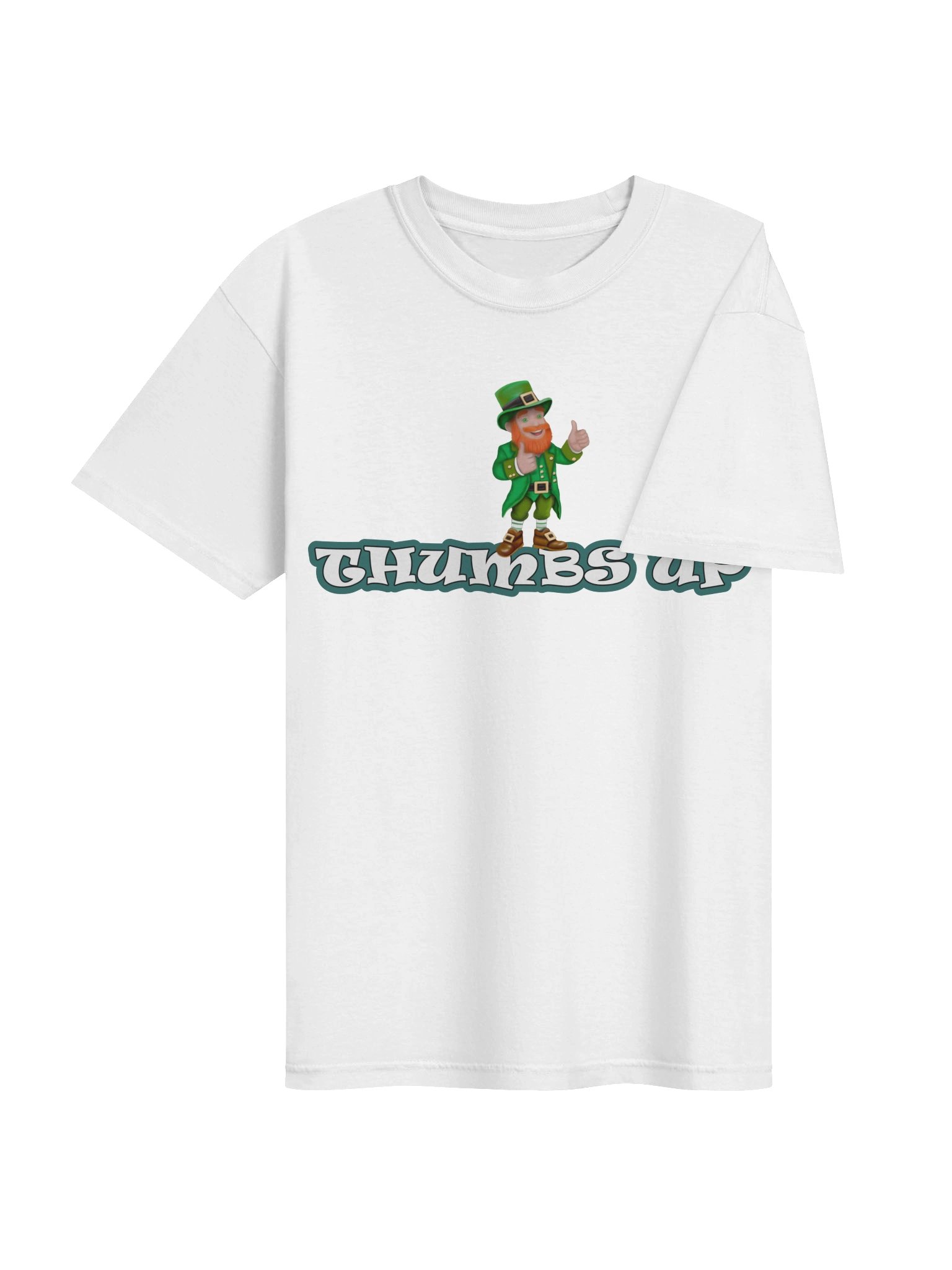 Leprechaun "THUMBS UP" T-Shirt. Men's Comfort Colors Garment-Dyed Heavyweight T-Shirt product image (3)