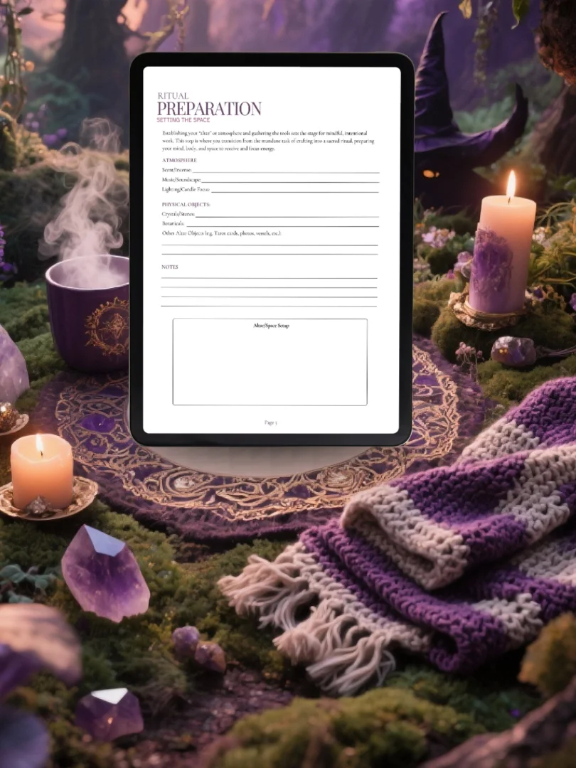 Crochet Ritual Journal | Herbal Guide | Project Tracker product image (4)