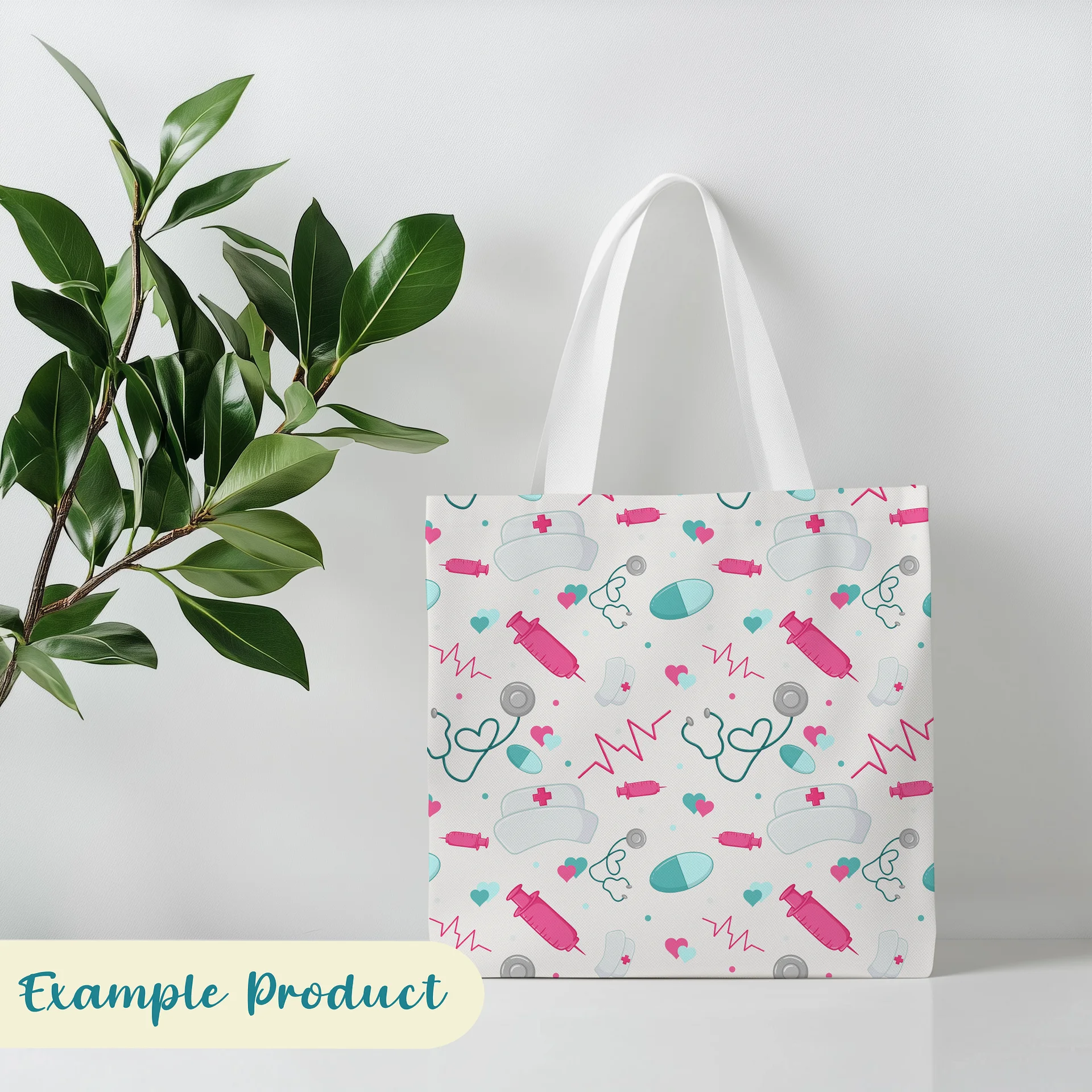 Nursing Themed Seamless Pattern product image (6)
