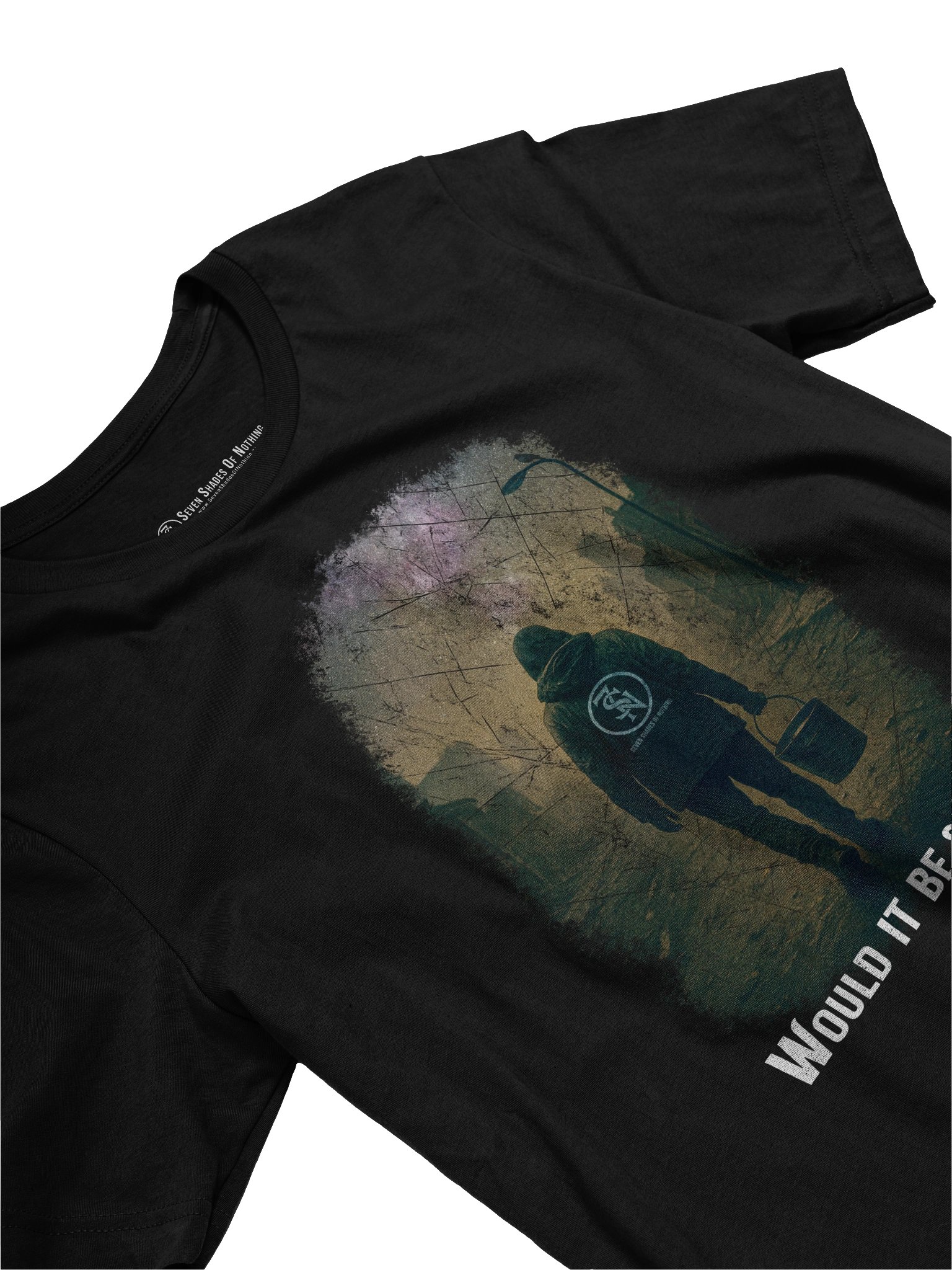 Would It Be So Bad? | When The Lights Go Down | Seven Shades of Nothing | Bella+Canvas Supersoft T-Shirt product image (3)