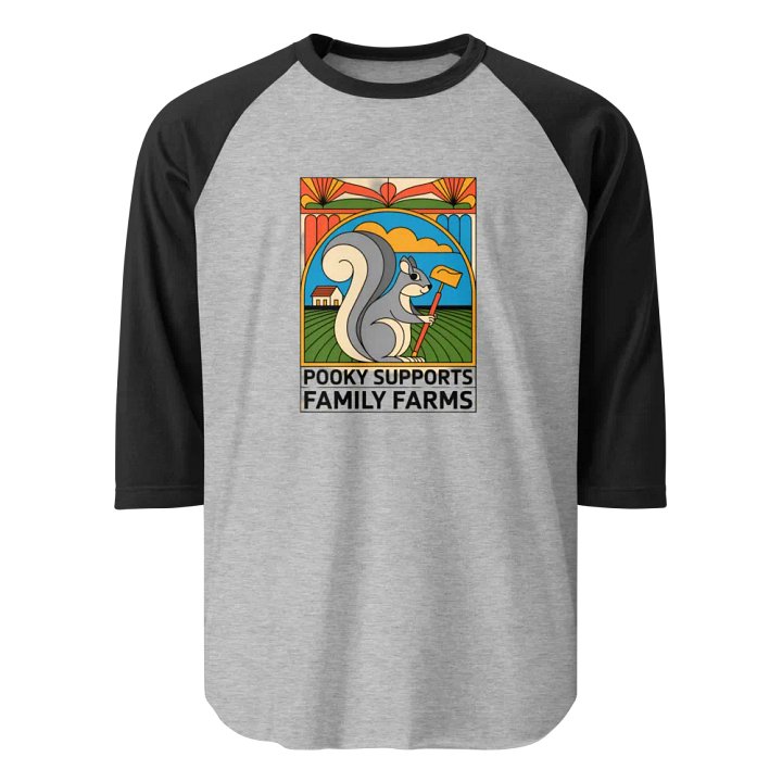 Pooky's Farming Adventure Raglan Tee product image (1)
