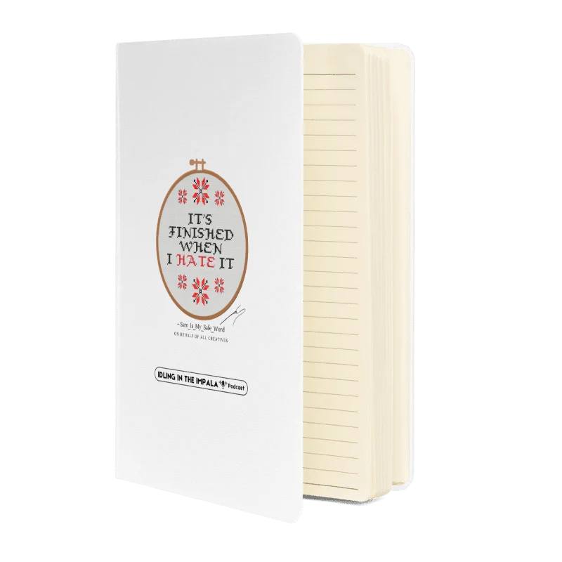 It's Finished When I HATE It - Lined Notebook (Various Colours) product image (2)