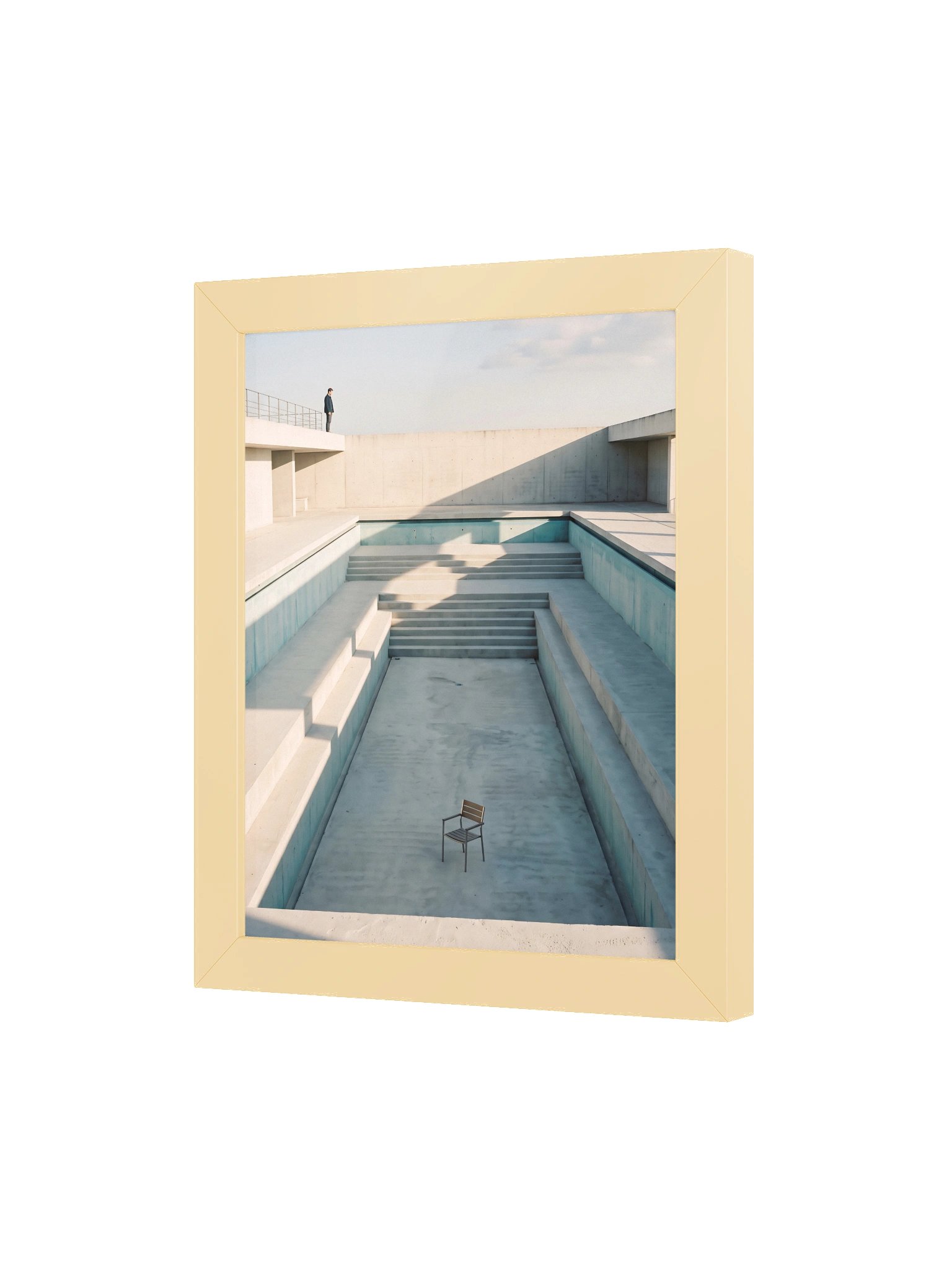 The Empty Pool - Minimalist Architectural Wall Art product image (3)