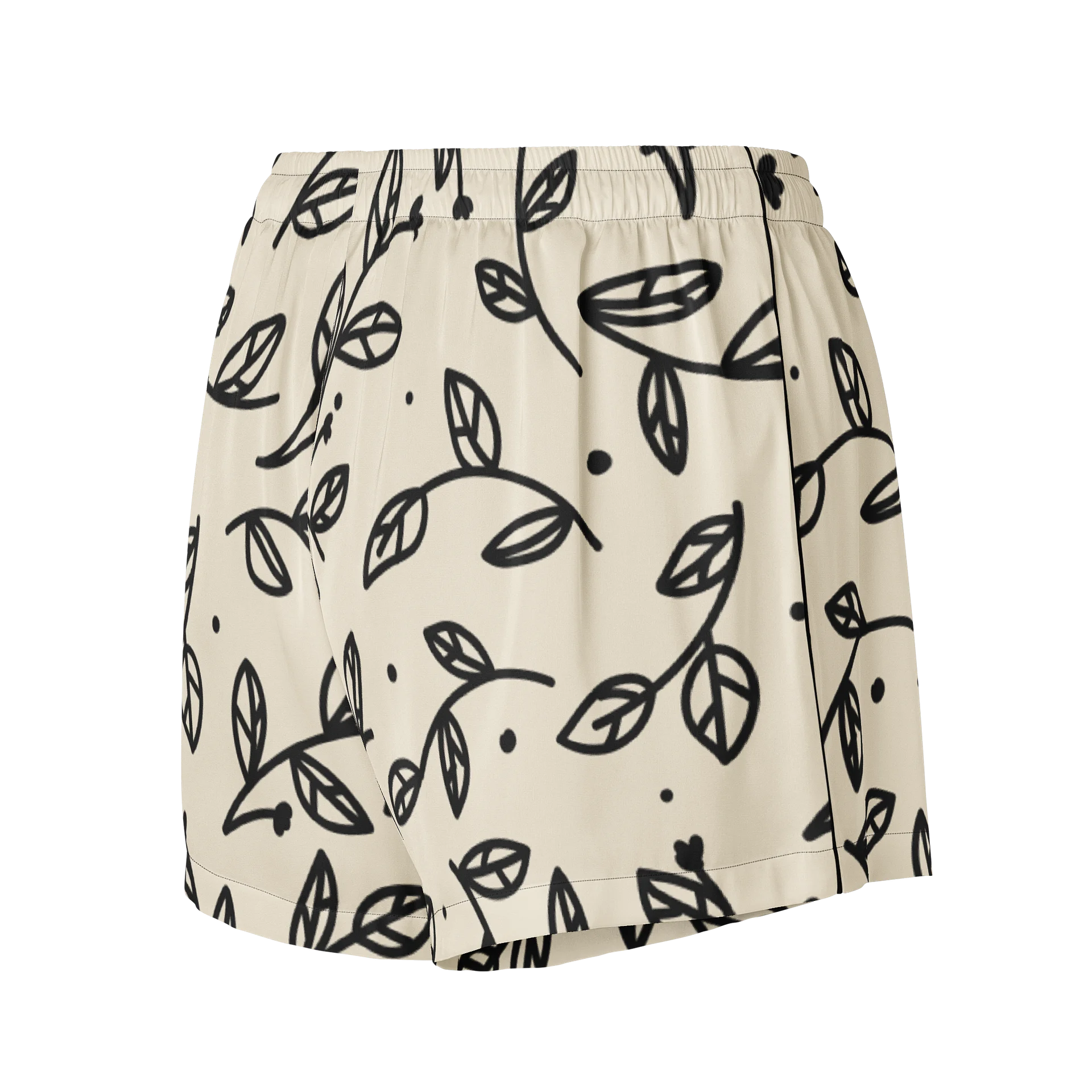 Leafy Noir Pajama Shorts product image (2)