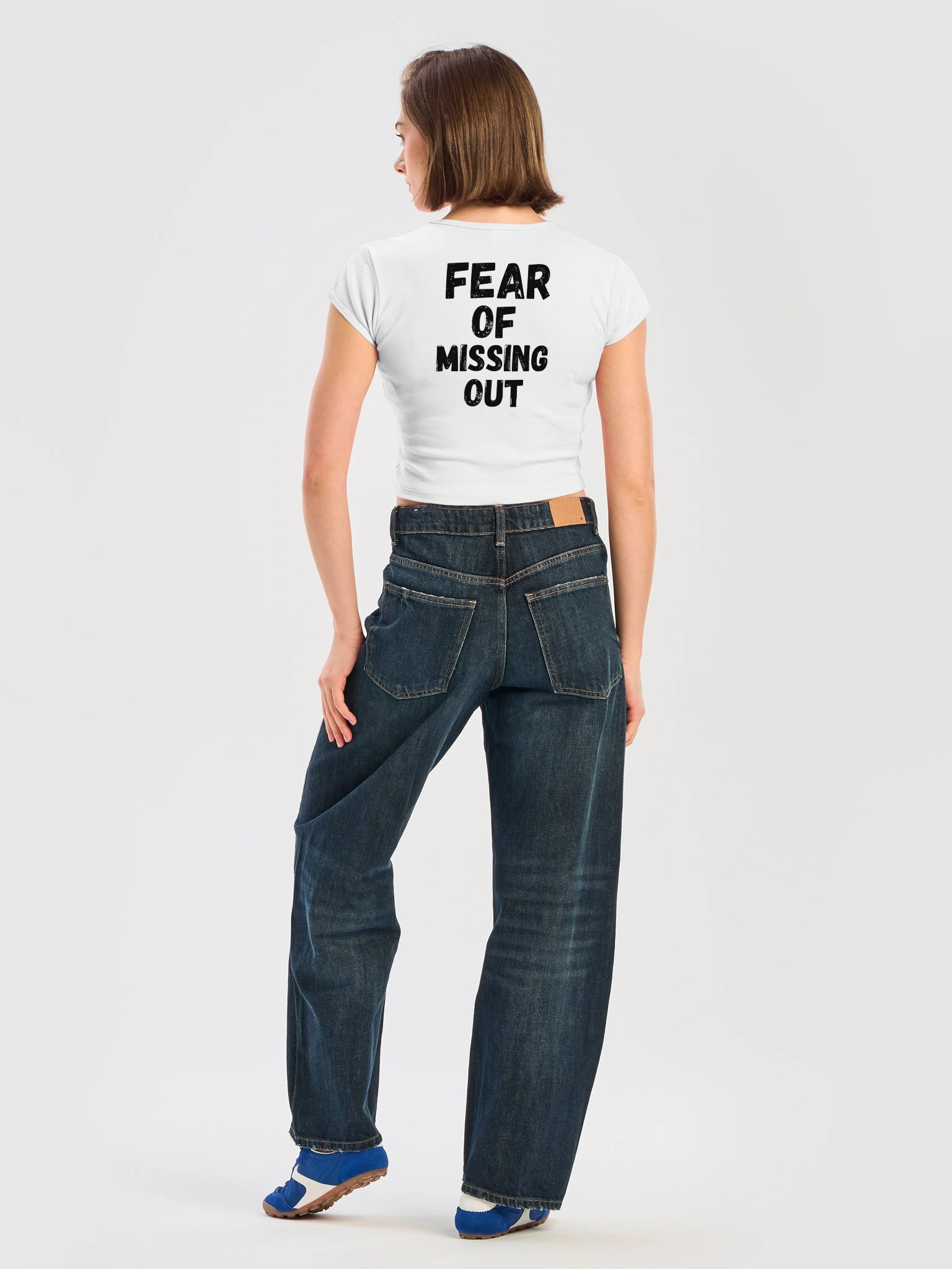 FEAR OF MISSING OUT – Bold Statement Crop Tee product image (3)