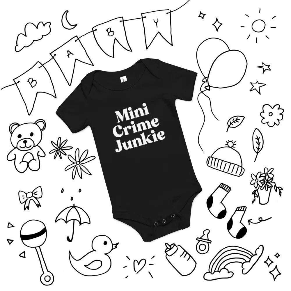 Mini Crime Junkie Onesie product image (13)