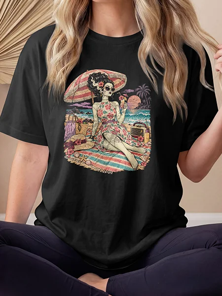 Bride’s Beach Day — Monster Off Duty Tee product image (4)