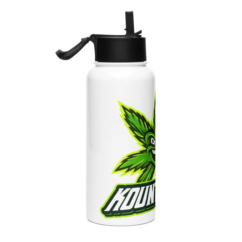 Cannabis Logo - Stainless Steel Bottle product image (4)