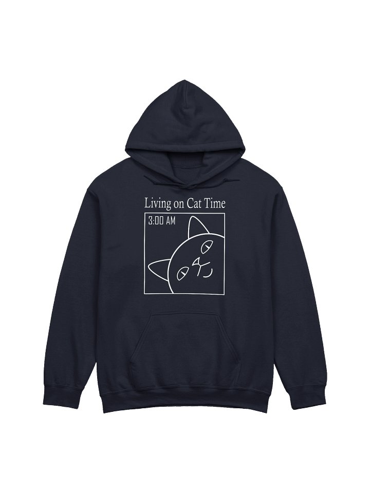 Living on Cat Time - Unisex Adult Hoodie product image (5)