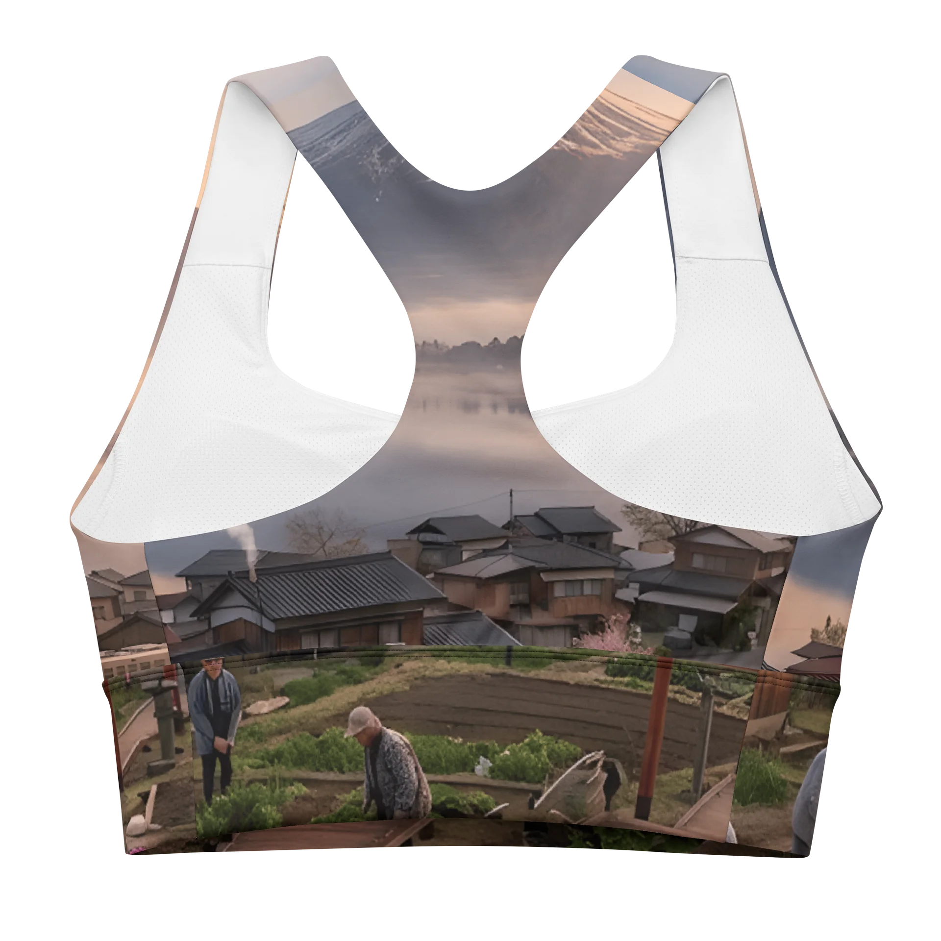 Mount Fuji Recycled Longline Sports Bra | UPF50+ Activewear product image (2)