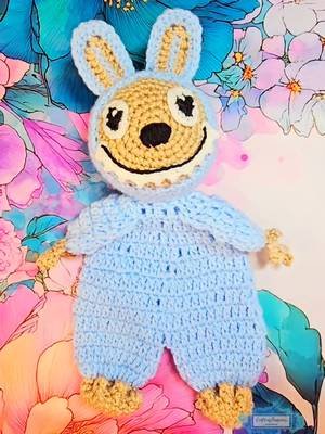 I take my Crochet Labubu Rag Doll project everywhere I go. It is small enough to fit in my bag. Do you crochet in public or only at home? Find the pattern in my bio. #crochet #CraftingHappiness