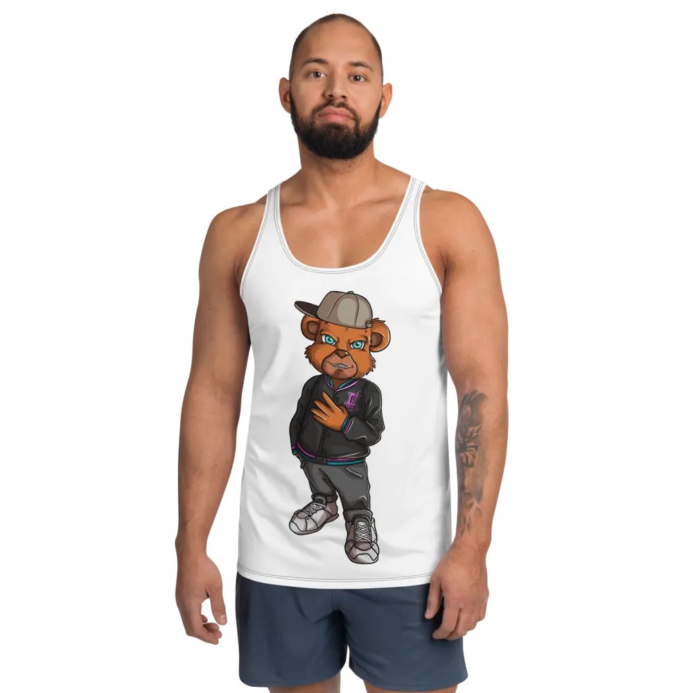 Standing Bear White Tank Top product image (1)