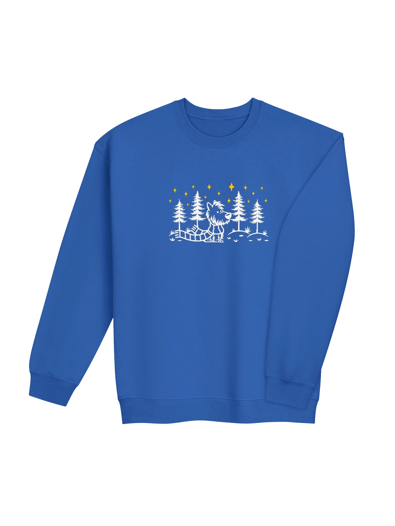 Norwich Terrier Winter/Christmas Line Art Design Embroidered Sweatshirt product image (36)