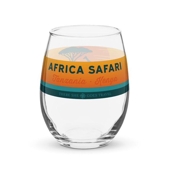 Safari Sunset - Stemless Wine Glass product image (2)