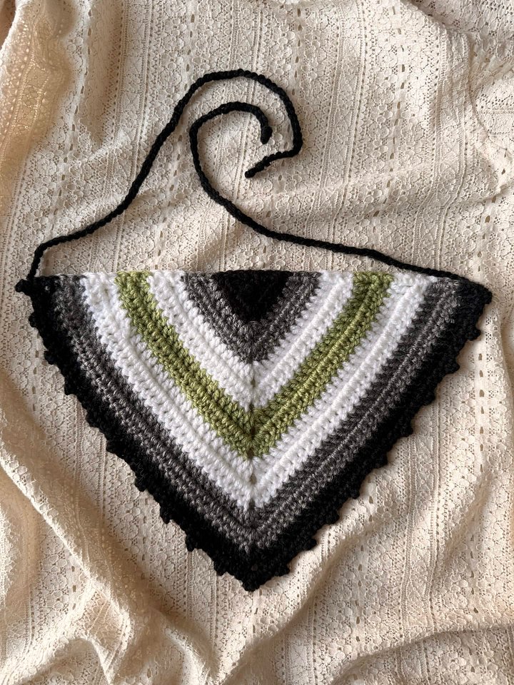 NEW Pride Flag Crochet Bandana product image (2)
