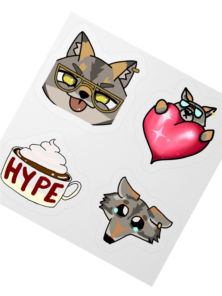 Emotes Variety Stickers product image (6)