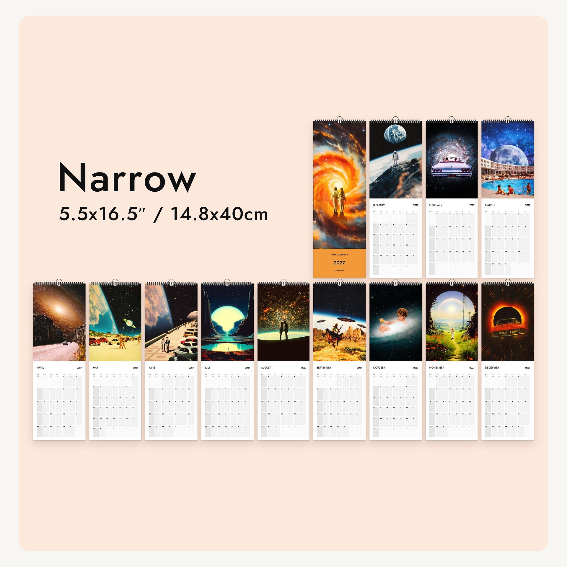 Glimpses From Another Galaxy 2027 Calendar product image (9)