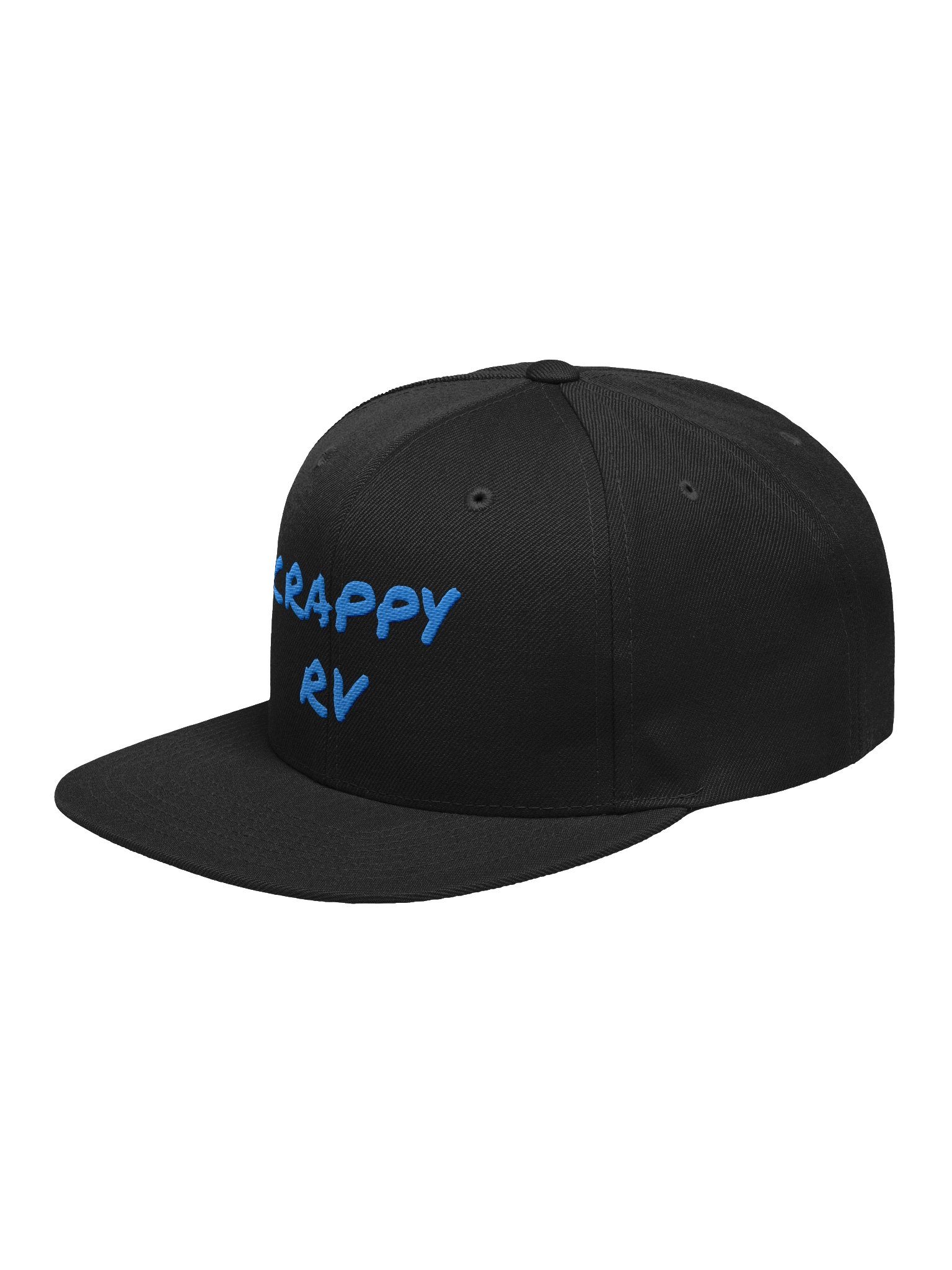 CrappyRV Snapback — Aqua Embroidery product image (3)