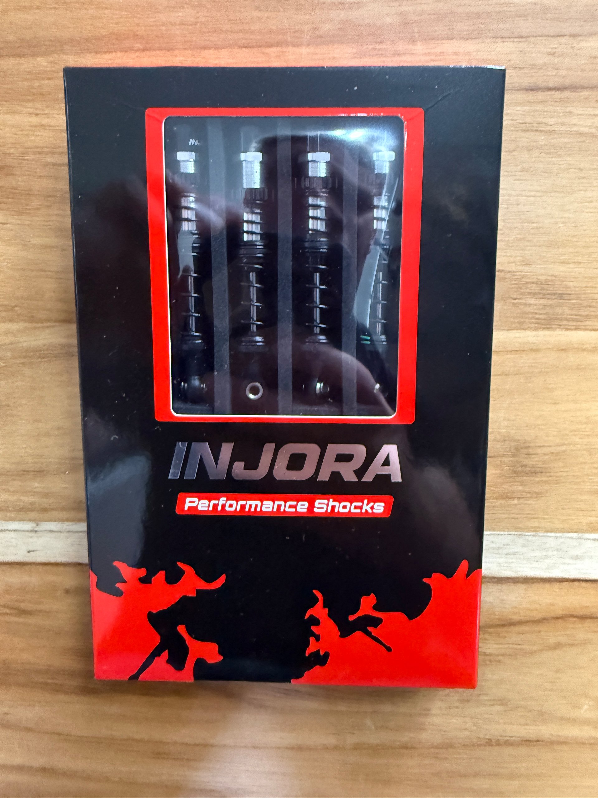 INJORA DRX Dual-Rate Spring Oil Shocks for 1/10 RC Crawlers - 80mm product image (2)