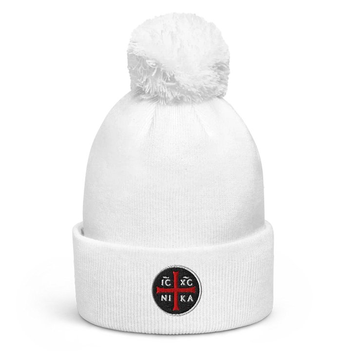 IC XC NI KA - Pom Pom Beanie (White - Second Edition) product image (1)