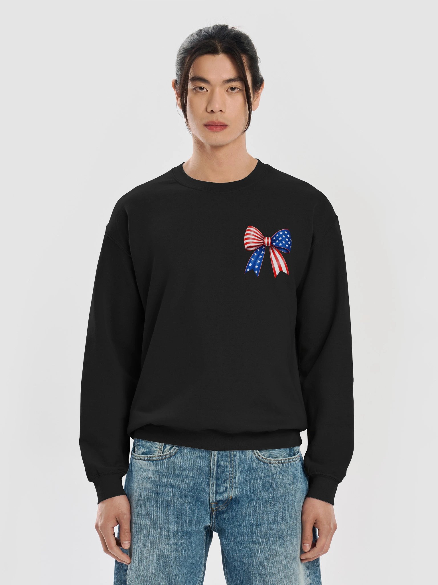 Patriotic Bow Ribbon USA Sweatshirt product image (30)