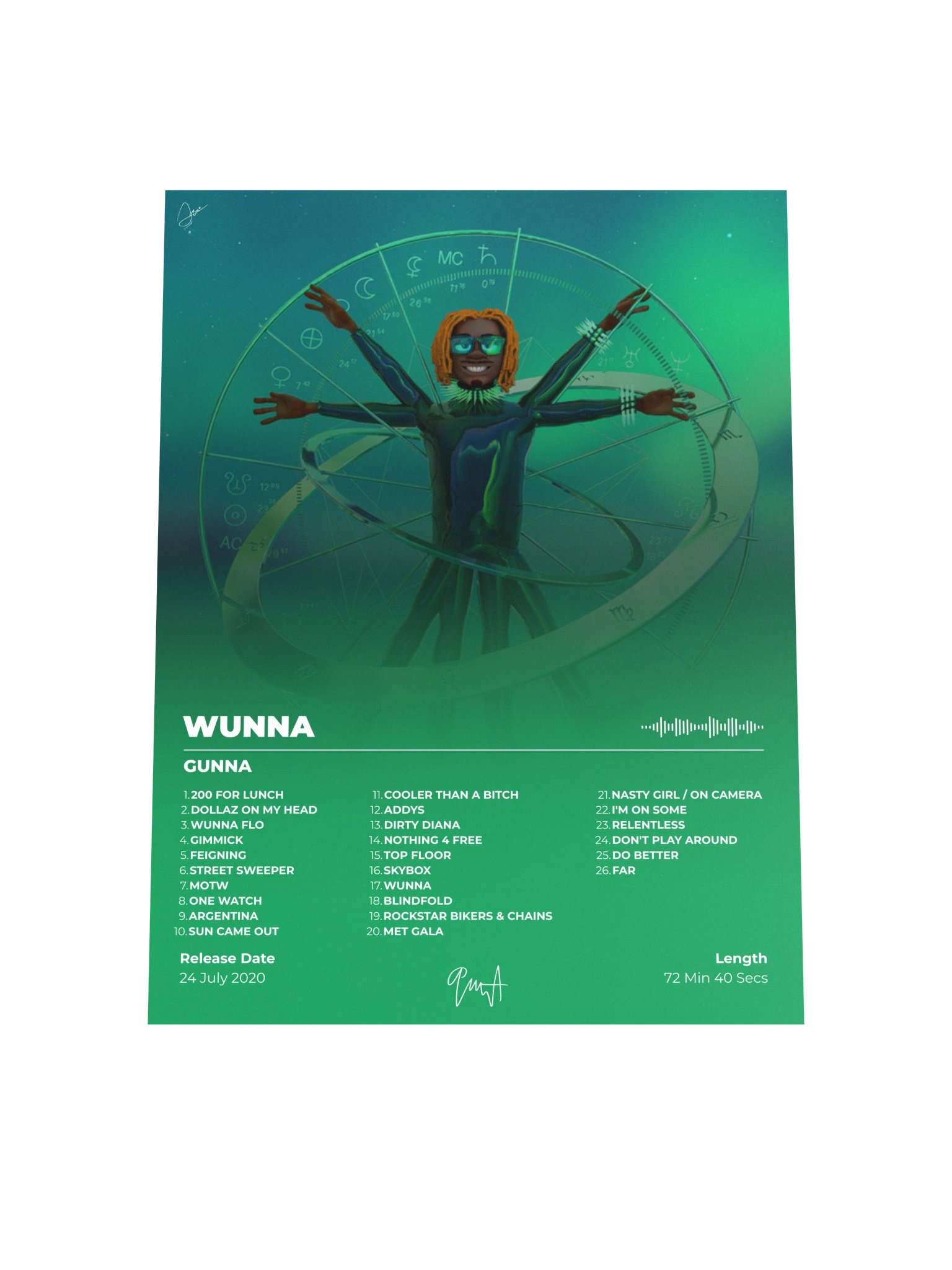 WUNNA Album Poster product image (7)