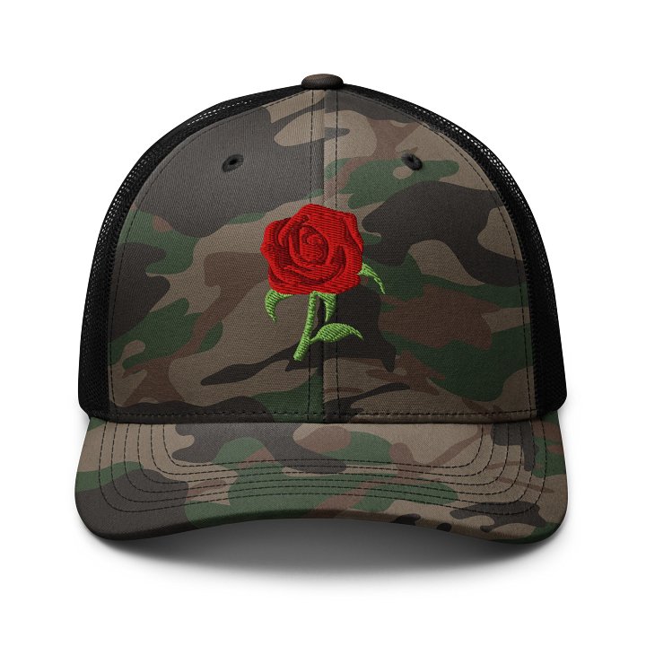 Roses For Everyone Camo Trucker Hat product image (1)