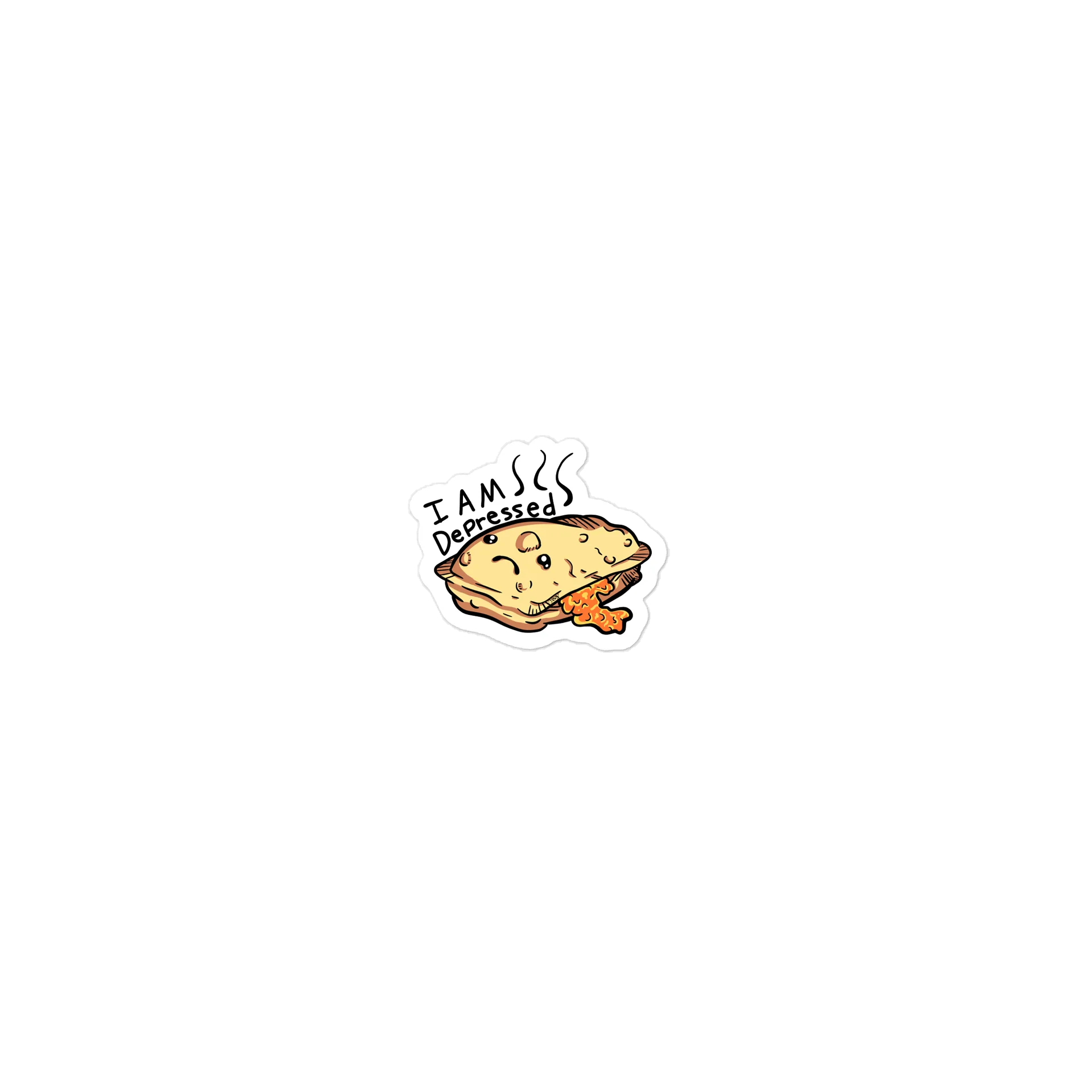 I am Depressed Die-Cut Stickers product image (1)