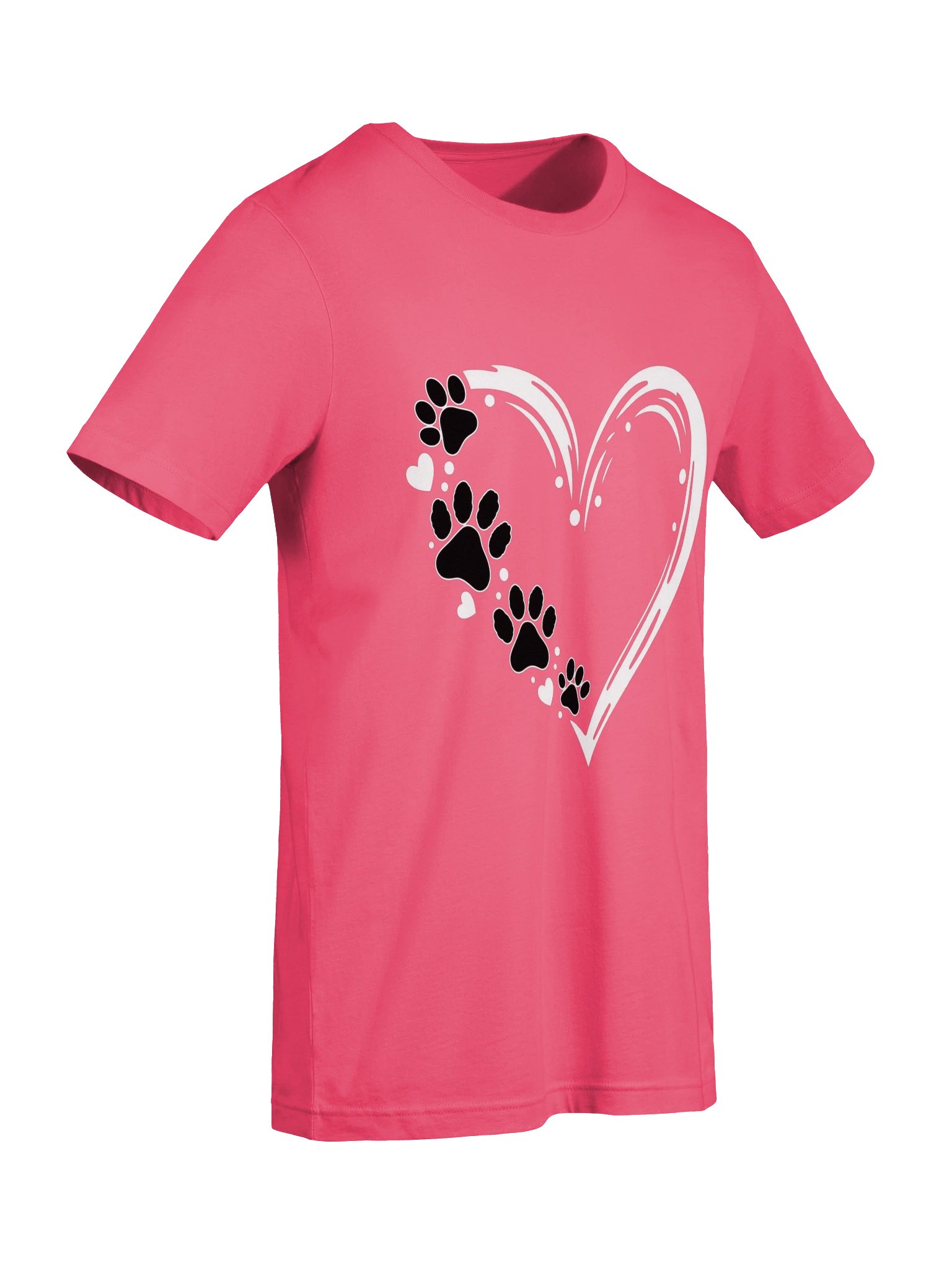 Paws in My Heart Dog Lover Tee product image (7)