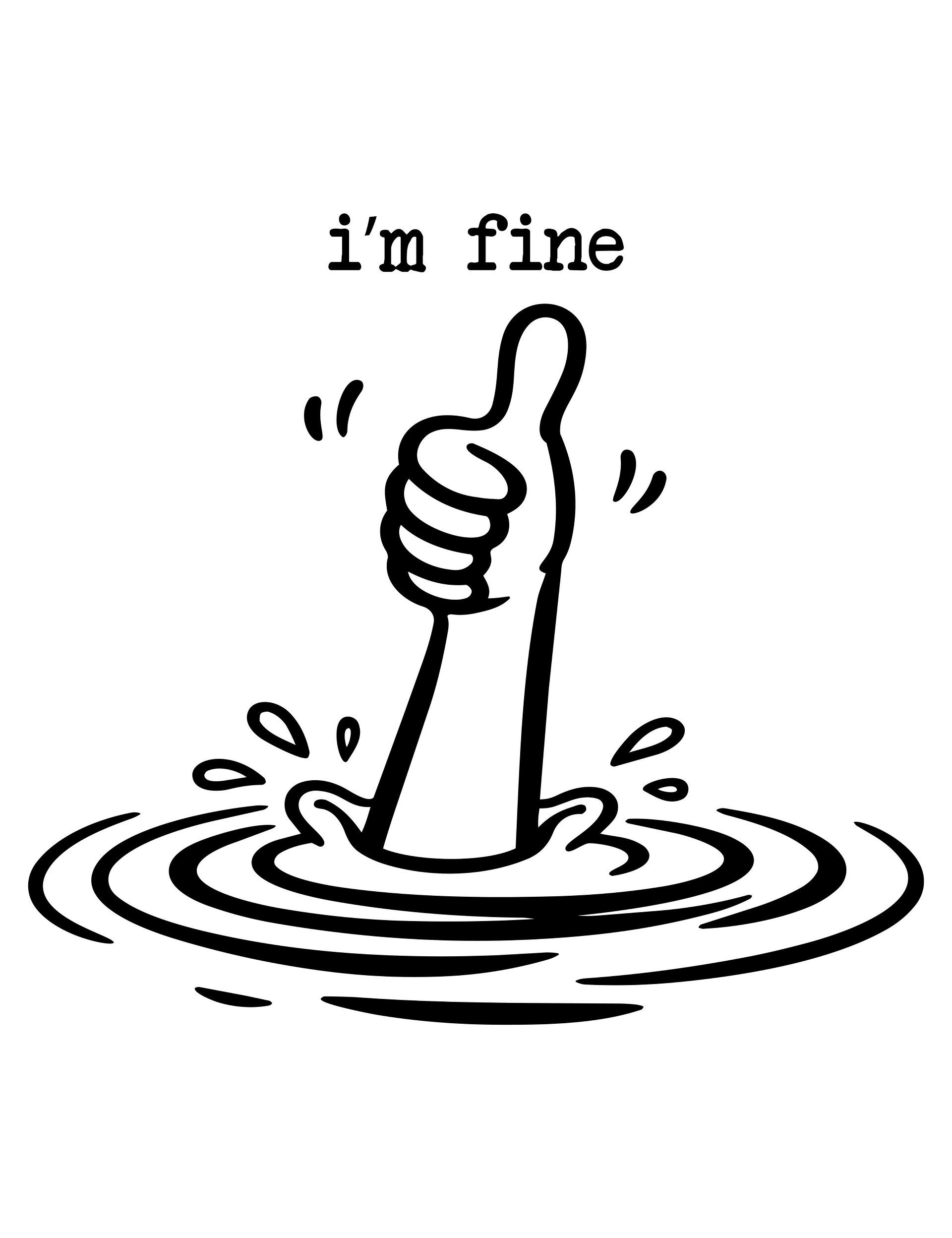 I'm Fine Tee product image (1)