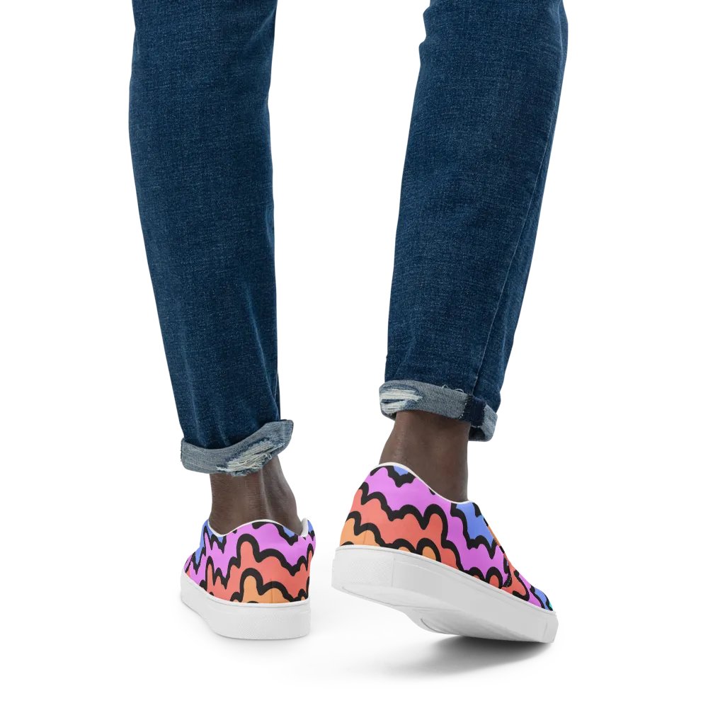 Rainbow Zigzag Slip-Ons product image (4)