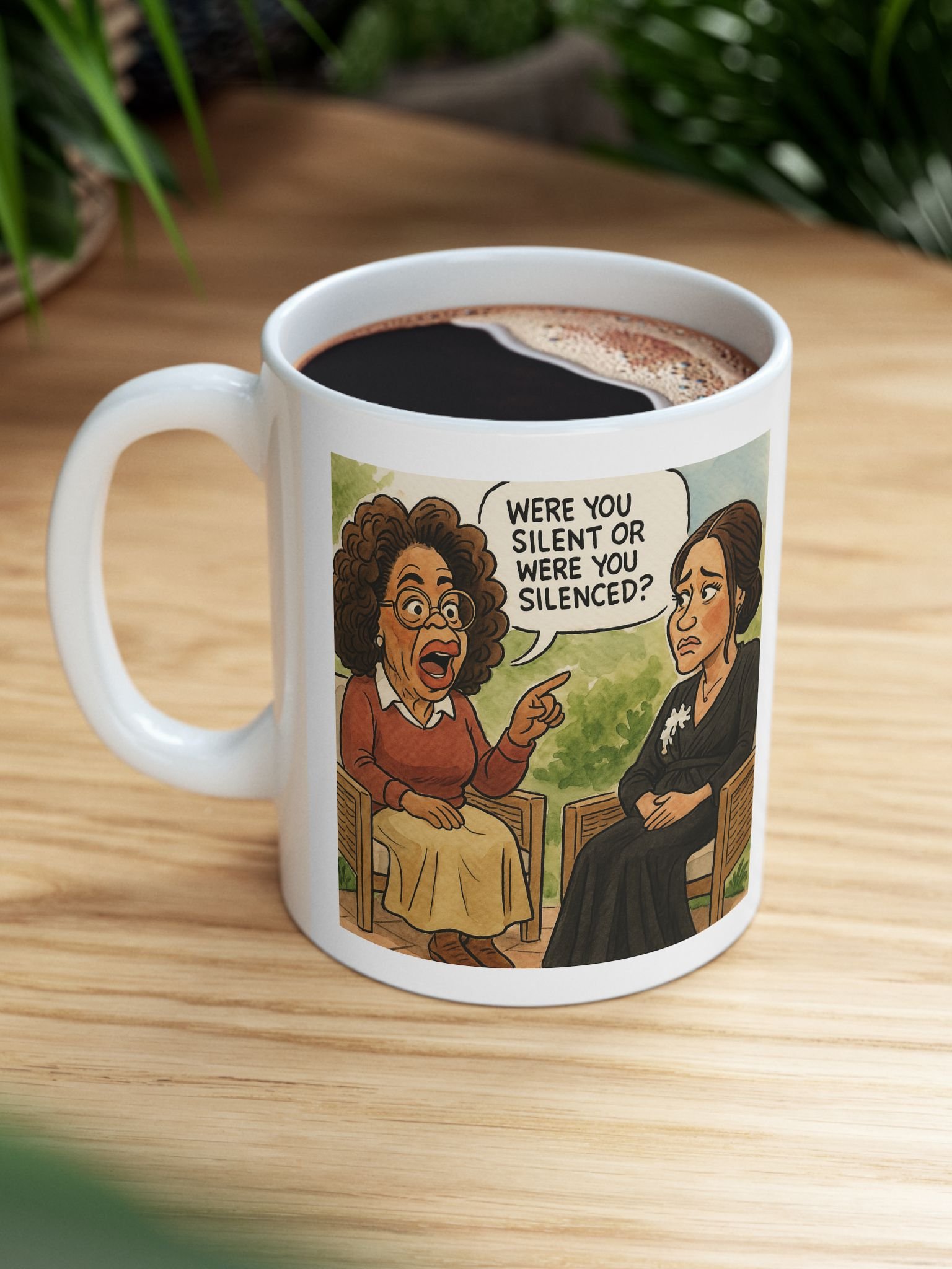Royal Parody – “Were You Silenced?” Collectible Ceramic Mug (11oz) | As Never Collection product image (5)