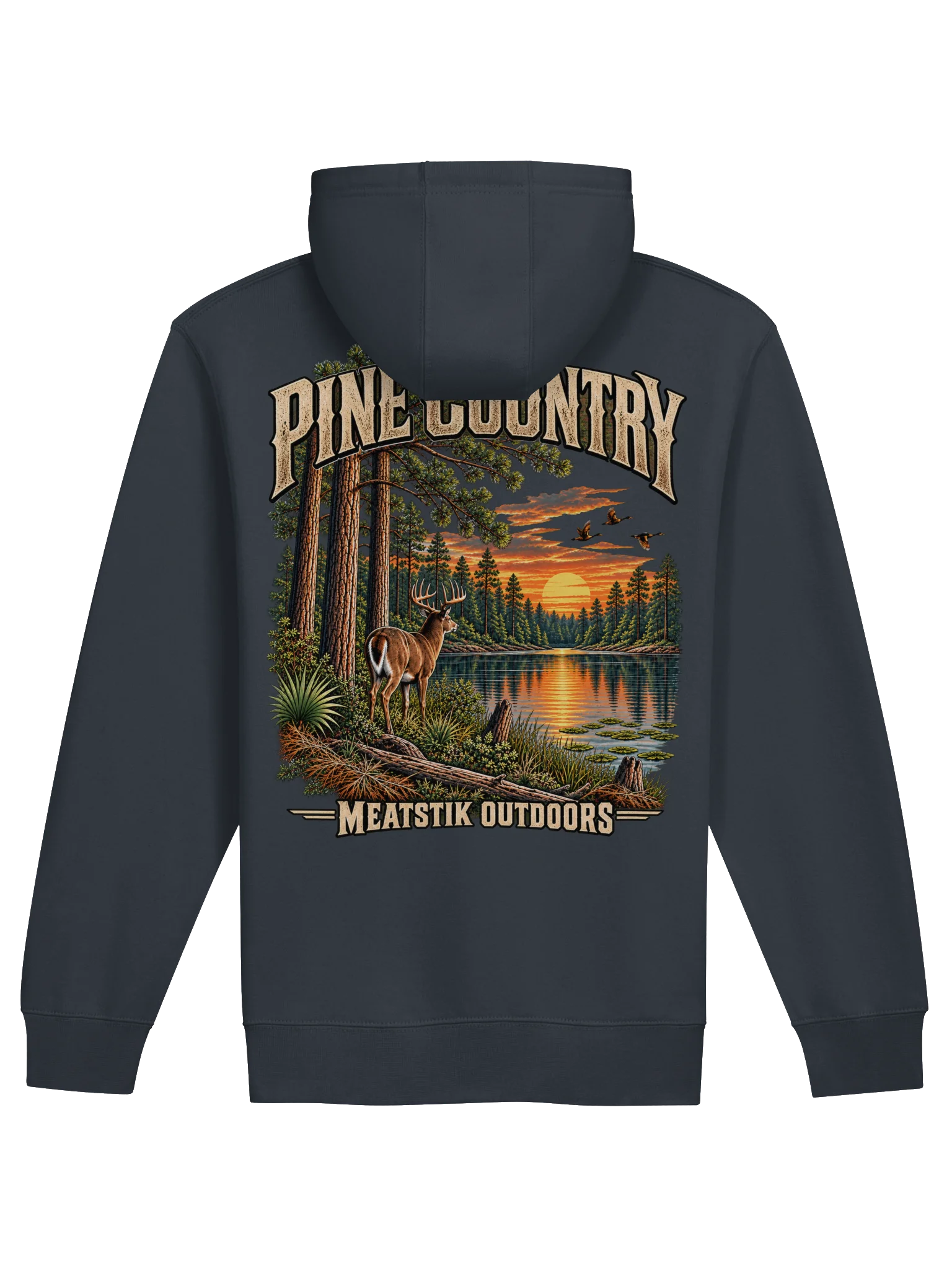 Pine Country Sunset – Full Zip Hoodie product image (1)