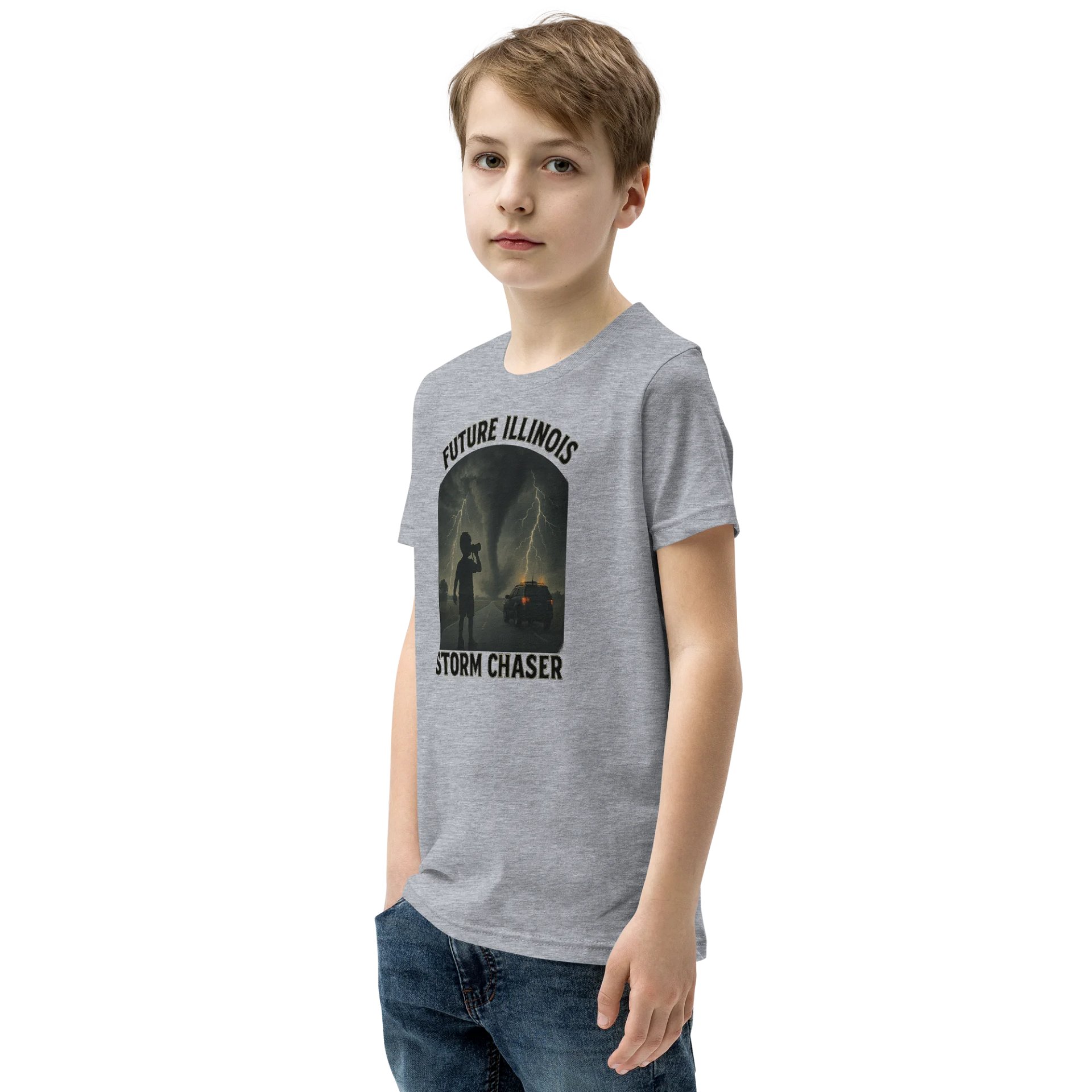 Youth "Future Illinois Storm Chaser" T-Shirt product image (3)