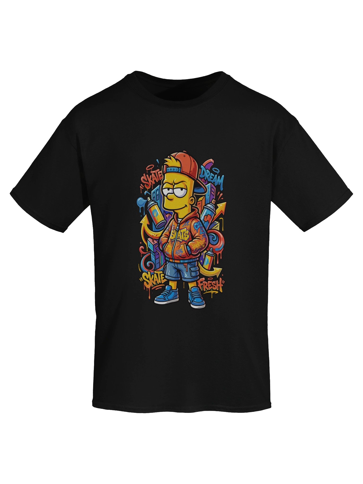 Bart graffiti t-shirt product image (61)