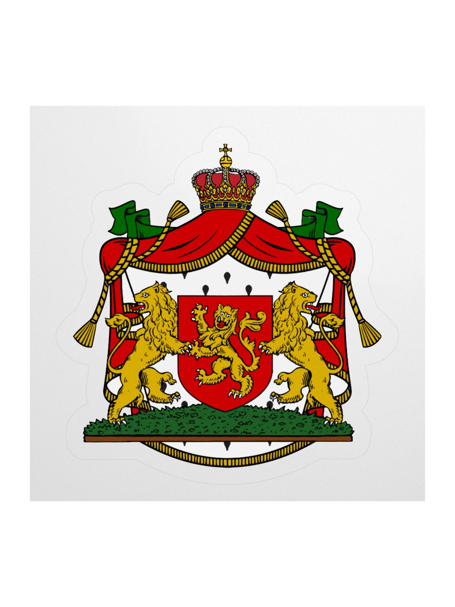 Royal Arms of Bulgaria Kiss Cut Sticker product image (2)