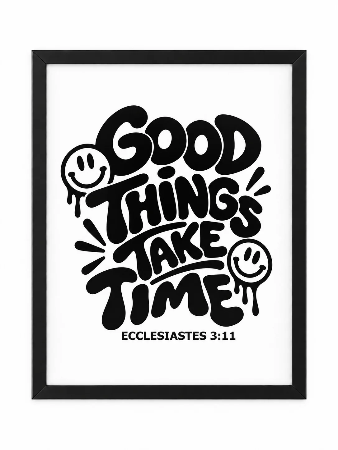 Good Things Take Time PNG | Retro Christian Shirt Design | Ecclesiastes 3:11 product image (4)