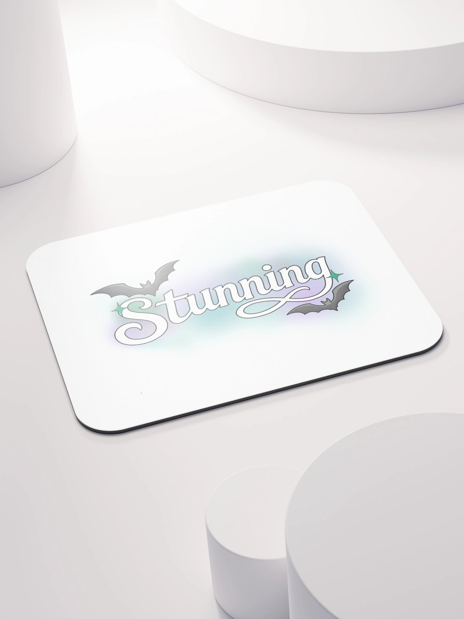 Stunning - White - White Mouse Pad product image (4)