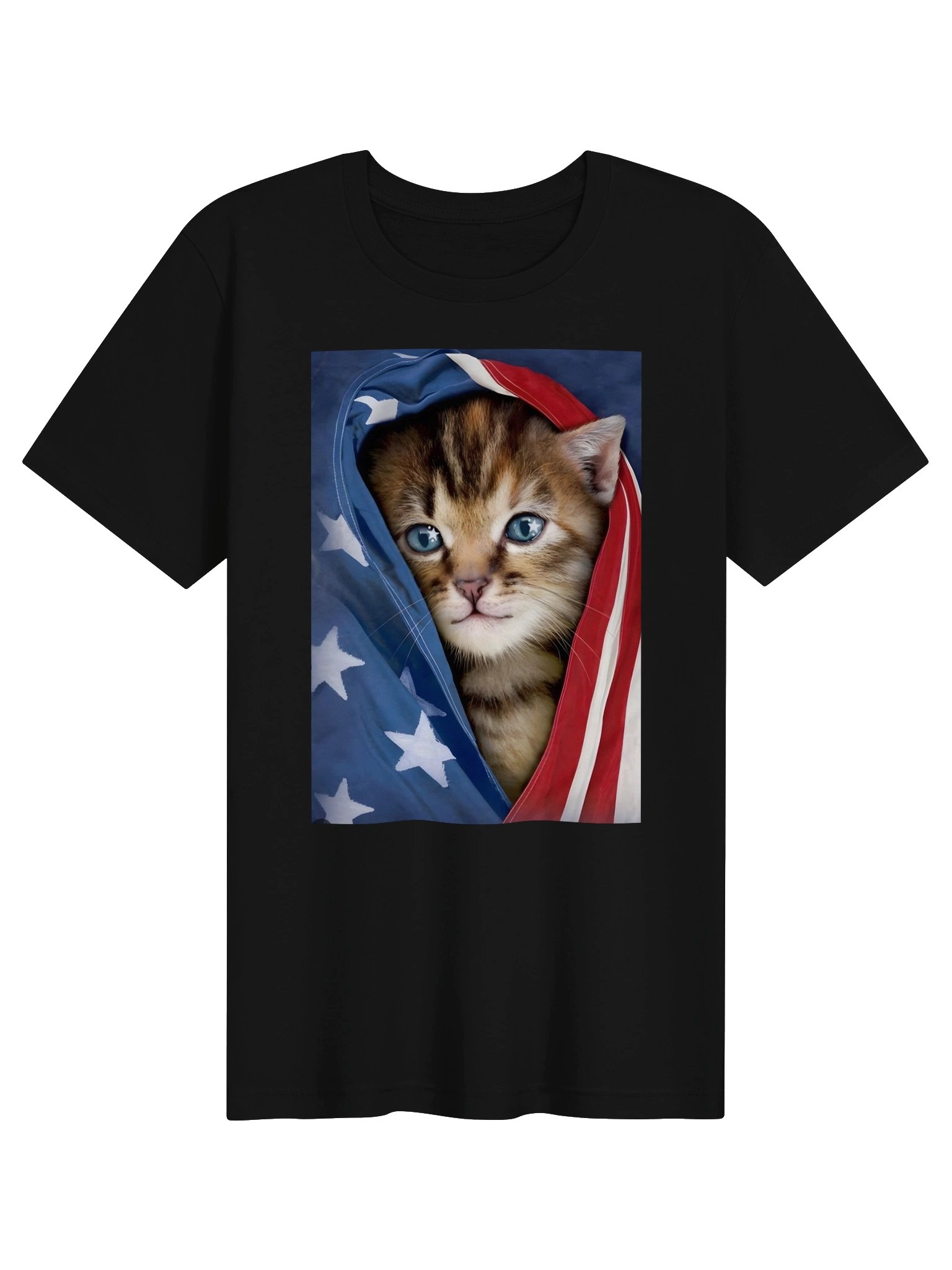 Patriotic Kitten Stars & Stripes Tee product image (7)