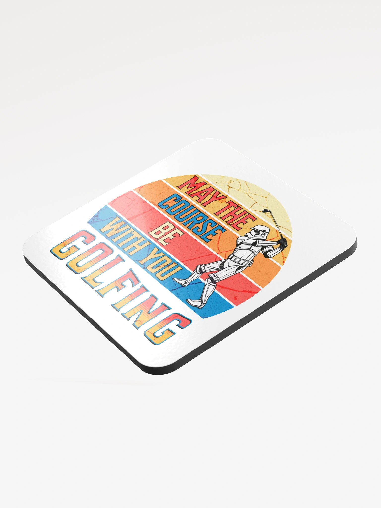 May The Course Be With You Golfing Galactic Coaster Set product image (4)
