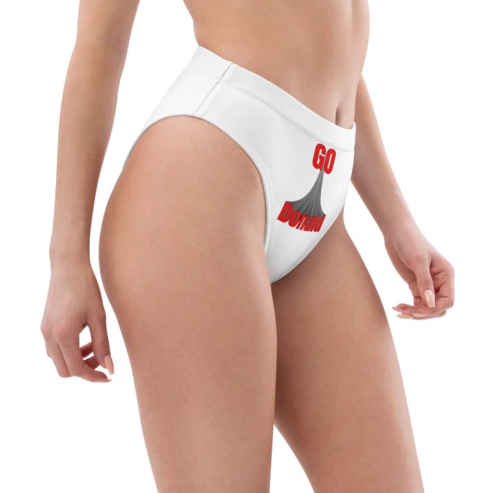 GO Donald Text Tunnel High Waisted Bikini Bottoms product image (2)