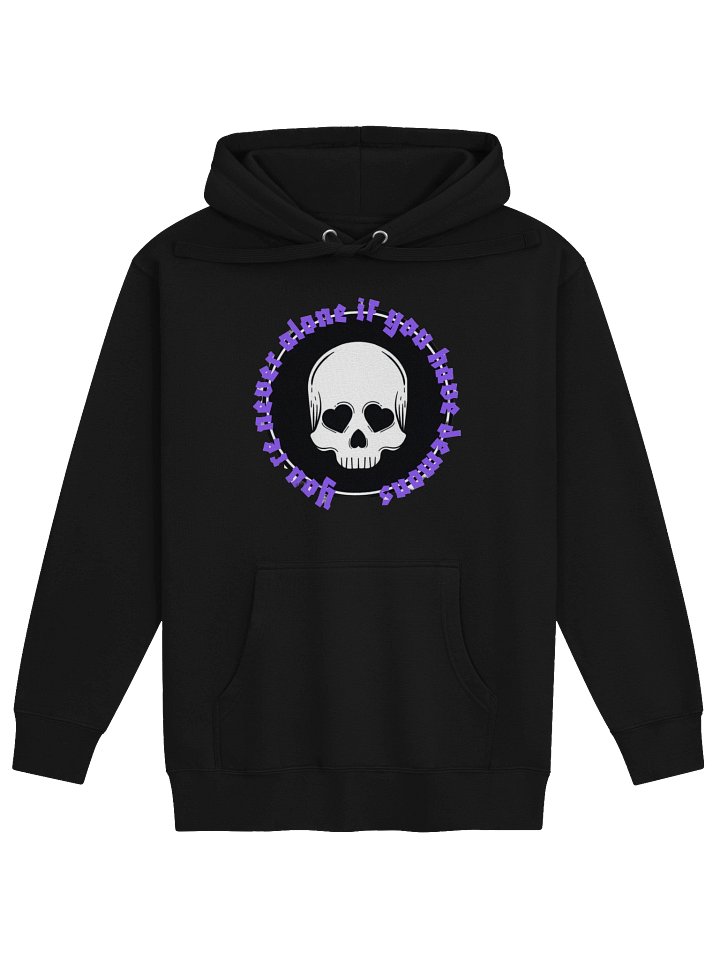 Never Alone Purple lettering Hoodie product image (1)