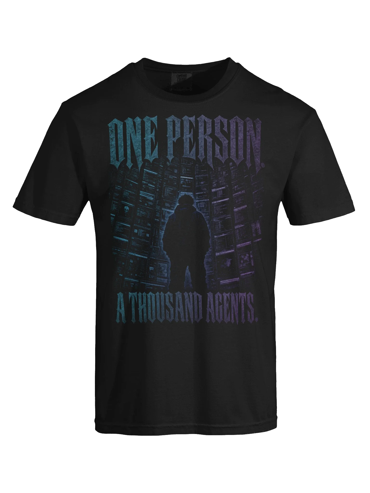 One Person. A Thousand Agents. Tee — view 5