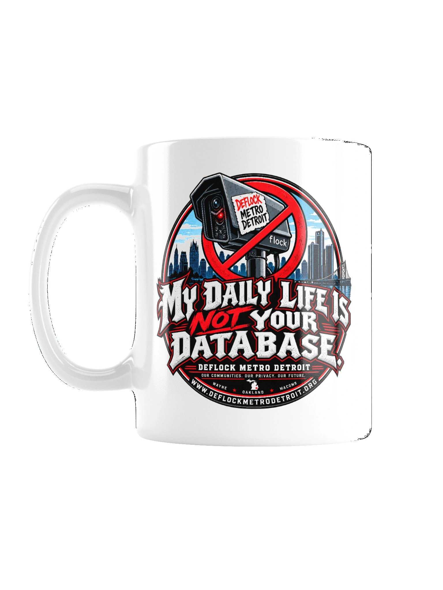 My Daily Life Is Not Your Database Mug product image (3)